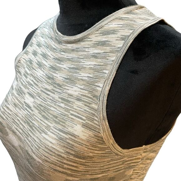 DNA Couture Sleeveless Bodycon Dress size Small Viscose Cinched Drawstring Sides - Picture 4 of 12